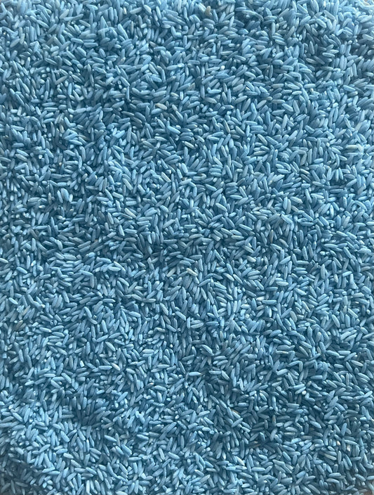 Pastel Blue Rice
